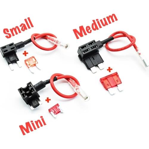 1 PCs Car fuse splitter, fuse holder, fuse adapter (small/mini/medium)