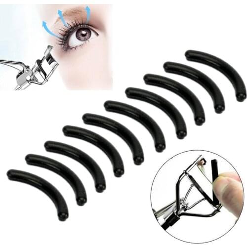 10PCS Eyelash Curler Replacement Pads Universal Type Curling High Elastic Rubber Pad Face Beauty Eyelash Curler Replacement Tool