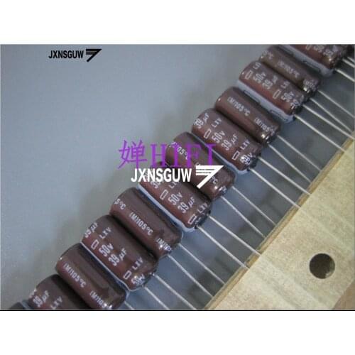 20PCS NIPPON LXV 50V39UF 6.3X11MM NCC Aluminum electrolytic capacitor 39UF/50V CHEMI-CON 105 degrees 39uF 50V