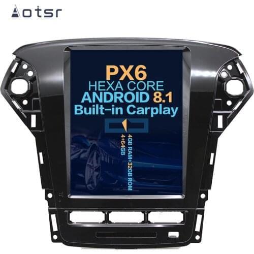 Aotsr 10.4“ Android 9 Vertical screen Car DVD Multimedia player GPS Navigation For Ford Mondeo/Fusion MK4 2007- 2012 carplay
