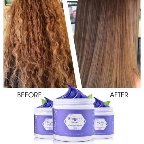 Keratin Treatment Mask Salon Elegant Damage Hair Root Tonic Keratina Hair & Scalp Treatment Straight Hair Care For Hair