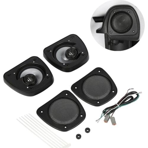 Motorcycle Fairing Lower Audio Speakers Kit For Harley Touring Road Electra Street Glide FLHX FLHT FLHTC FLHTC 2006-2013