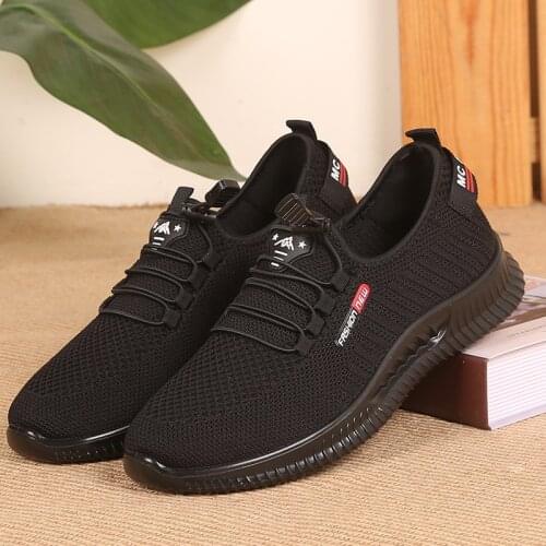 Hot Sale Light Running Shoes Comfortable Casual Mens Sneaker Breathable Wear-resistant Outdoor Walking Super Light Shoes