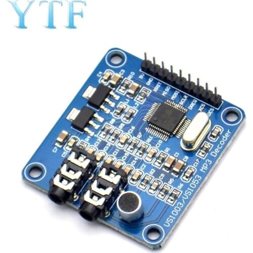 VS1003B MP3 Decoding Module, Microphone Head, STM32 Microcontroller Development Board Accessories