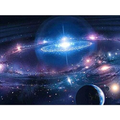 NEW 5D DIY Mosaic Painting Universe Decoration Diamond Embroidery Diamond Painting Landscape Cross Stitch Milky Way