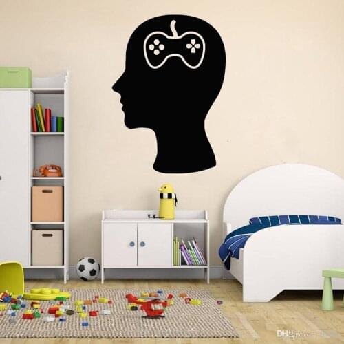 Wall Sticker Decal choose your weapon gamer quote controller video game boys bedroom A11-080
