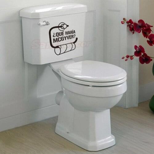 Stickers Muraux What Would Do Without Paper Wc Wall Art Decal Restroom Home Decor Toilet Wallpaper Humor House Decoration Poster