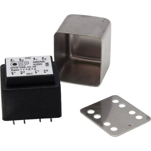 OEP A262A2E audio isolation transformer 600: 2.4K (1 + 1: 2 + 2) audio transformer,original authentic with shielded shell