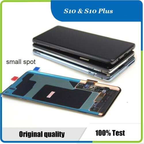 ORIGINAL Display For SAMSUNG Galaxy S10e G970 LCD S10 G973 G973F S10+ S10 Plus G9750 Display Touch Screen Digitizer+Dead pixels
