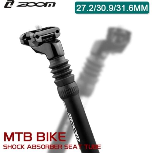 ZOOM 27.2/30.9/31.6mm X350mm seatpost MTB aluminum seatpost Suspension rod saddle MTB road bicycle parts