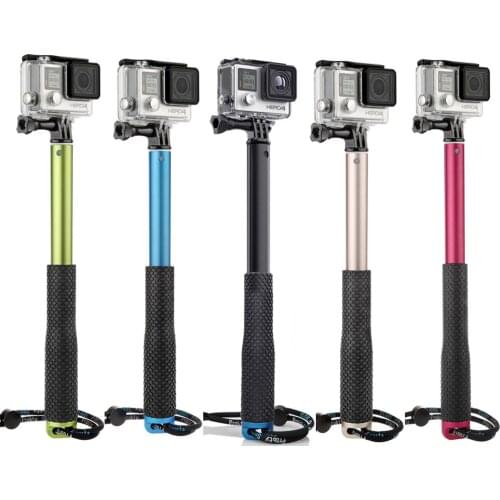 Probty Portable POV pole for Gopro Selfie Stick Extend Monopod For Gopro Hero 5 4 HERO5 Session Xiaomi yi 4K SJCAM SJ4000 Eken