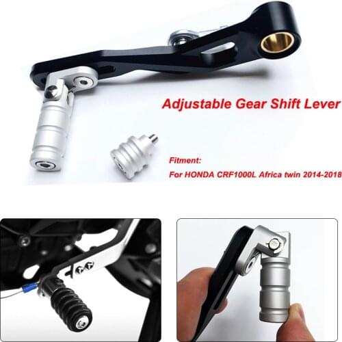 CRF1000L Gear Shift Lever Shifter Pedal For Honda CRF1000L Africa twin 14-18 Motorcycle Adjustable Folding Shifter Pedal Lever