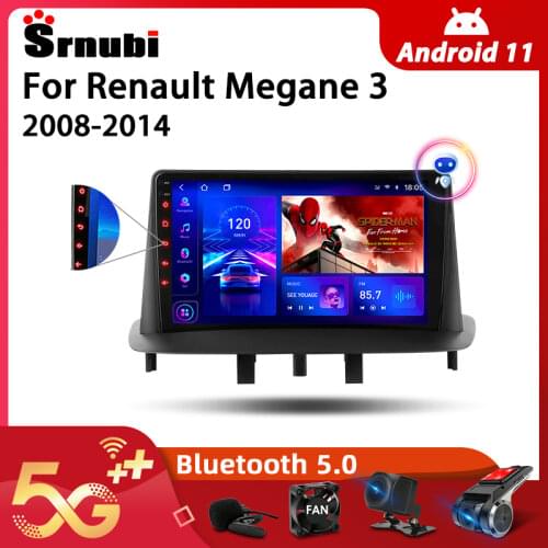 Android 10 2 Din for Renault Megane 3 Fluence 2008-2014 Car Stereo audio Radio Multimedia Video Touch Screen Player Speaker DVD