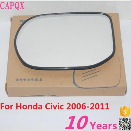 CAPQX rearview mirror glass lens Clear Rear View Mirrors lens For HONDA 2006 2007 2008 2009 2010 2011 CIVIC Hybrid CIVIC CIIMO