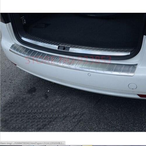 STYO Stainless Steel Rear Bumper Protector Sill Cover Plate Trim For VW Touran 2011-2015