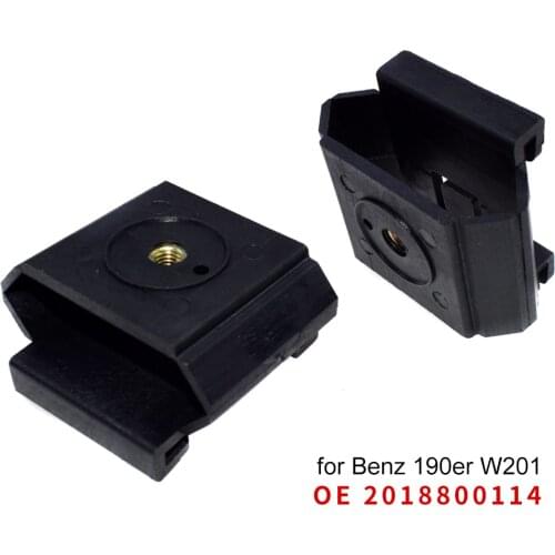 2pcs Car Front Bumper Clip Fits Bracket Cover for Benz W201 190 Side Mounting 2018800114 201-880-01-14