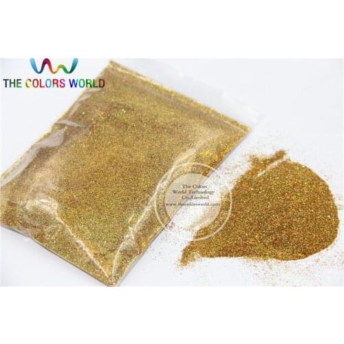 0.2mm Laser Gold Dazzling Hexagon Glitter Dust for DIY Nail ,body Art and etc decoration