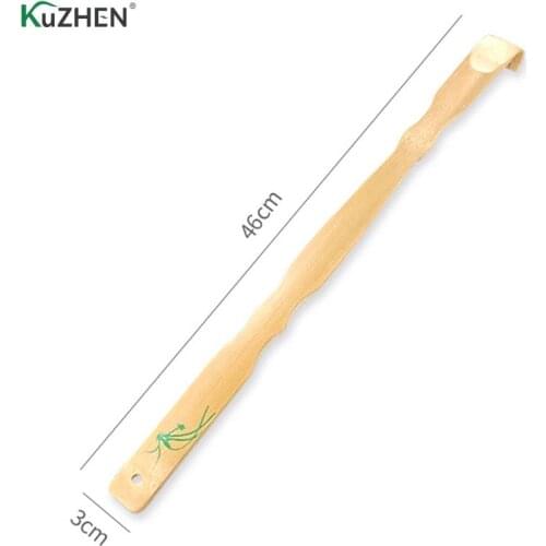 1PCS Wooden Body Roller Stick Backscratcher Long Wooden Body Stick Roller Durable Bamboo Massager Back Scratcher
