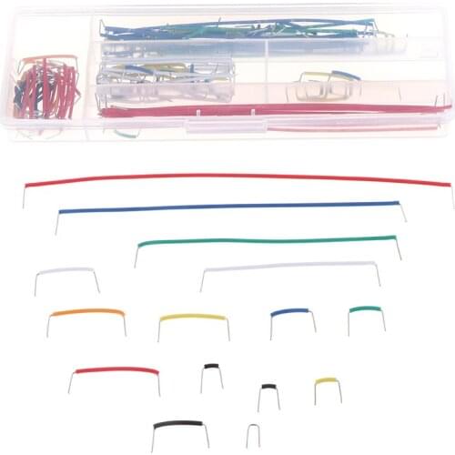 140pcs/set Solderless Breadboard Jumper Cable Wire Kit Diy Shield For Arduino With Box