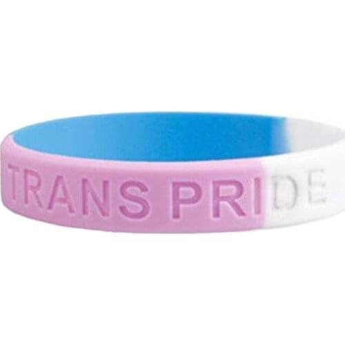 18 Types Unisex Rainbow Letters Sports Wristband Six-Color Gay Lesbian Pride Silicone Rubber Wristlet Bracelet Party Parade