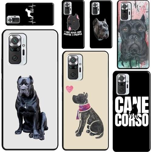Italian Cane Corso Mastiff Dogs For Xiaomi Redmi Note 9 Pro 8 9S 8T Note 10 Pro Phone Case For Redmi 9T 9A 9C 7A 8A Cover
