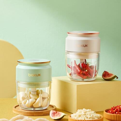 Bokuk electric garlic masher multi-function chopper mini household convenient small kitchen aid mixer Meat Grinders