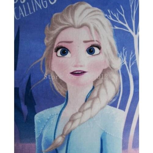 Discounts Blue Frozen Elsa Princess Lightweight Plush Blankets on Bed/Sofa/Plane Bedding Throws 117x152cm