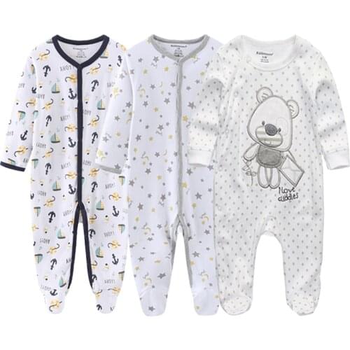 Baby Boys Rompers Winter Cotton Warm 1/2/3PCS Newborn Jumpsuit Infant Girl Clothes 100%Cotton Soft Newborn Bodysuit Baby Onesize