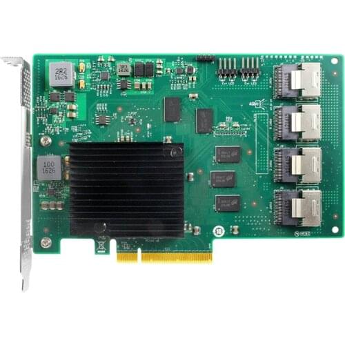Linkreal 16 Port 6Gb/s PCI Express x8 to SAS/SATA Expansion Card