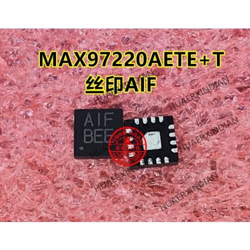 MAX97220AETE+T MAX97220A Printing AIF QFN