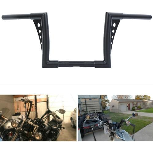 10" Motorcycle Handlebars for Harley Sportster XL883 XL1200 X48 X72 Classic Deluxe Low Rider Street Steering Handle