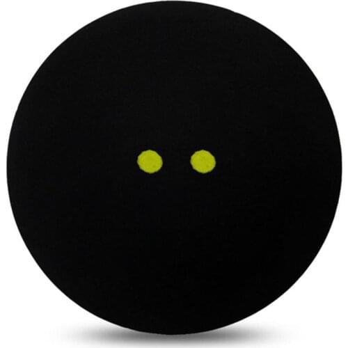 Powerti 2/5/10 pcs Squash Ball Two-Yellow Dots Low Speed Sports Rubber Balls Player Summer Outdoor Sports Balls,Free Shipping