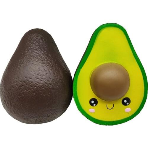 Jumbo Avocado Squishy Antistres Toys Simulated Fruit Series Slow Rising Stress Relief Funny Toy for Adults Baby FunnyGift