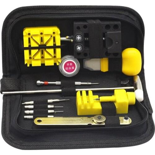 NEW Watch Tools Watch Repair Tool Kit Set Watch Opener Link Spring Bar Remover Tools Screwdriver Set Link Pins Cleaning Cloth