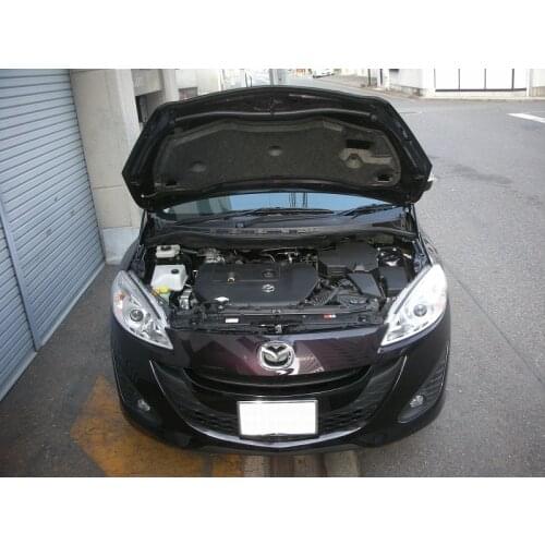 For Mazda Premacy CW for Mazda5 2010-2018 Front Bonnet Hood Modify Gas Struts Carbon Fiber Spring Damper Lift Support Absorber