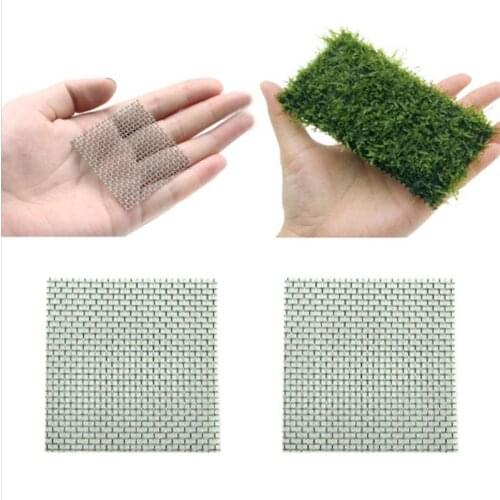 2 PCs Stainless Steel Wire Mesh Pad Aquarium Fish Tank Decoration Plants Moss Net Decor 8x8 cm Fish Aquarium Decor Accessories