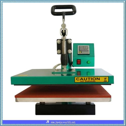 Freesub Manual flatbed heat press 38*38cm tshirt printing machine for sale