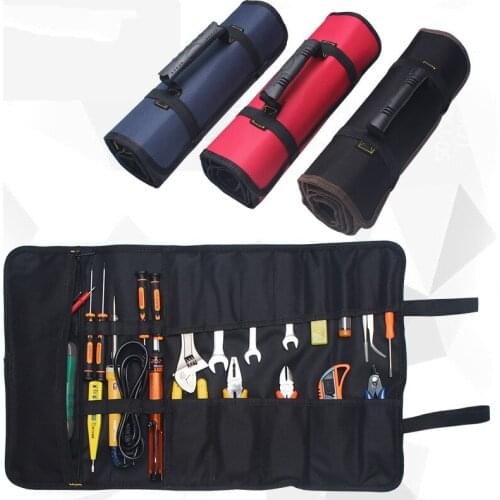 Oxford Canvas Car Tools Bag for Auto Repair Portable Trunk Organizer Tool Storage Box with Handle Durable Installation Bag
