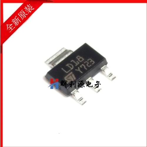 Brand new LD1117S18TR SOT-223 screen printing LD18 three-terminal regulated 1.8V output LDO power IC LD1117S50TR LD1117STR