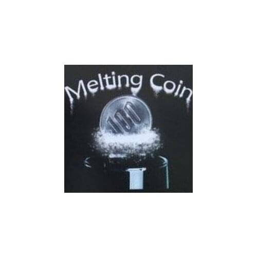 Coin Magic Melting coin - Trick, card magic,magic tricks,props comedy,mental magic