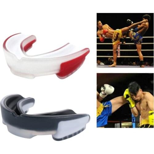 1pc Adult Sports Boxing Mouth Guard Tooth Brace Protector Gum Shield for Muay Thai