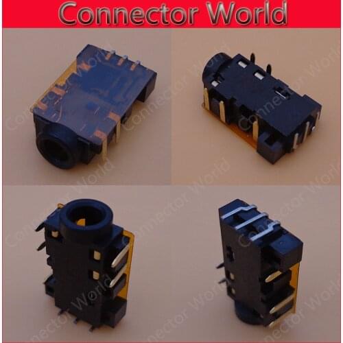 10pcs/lot Audio Jack Connector for Asus N55SF N55SL G75VW G75VX X32U U36JC U36SD U36SG Headphone Soket Port P/N 12G14030108K