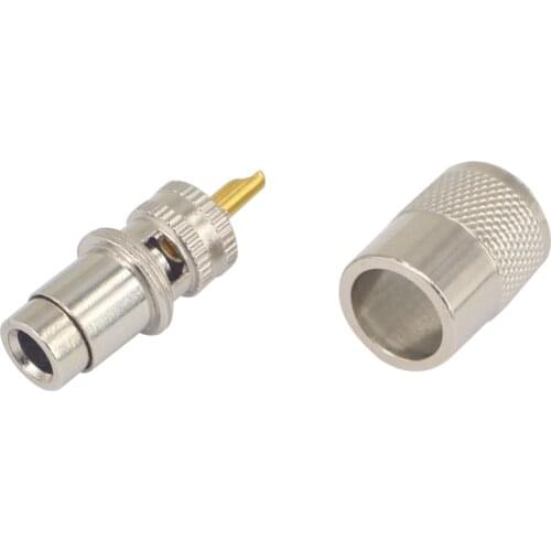 100 Pieces RF Coaxial Coax Adapter PL259 UHF Connector Male Plug for RG8X Coaxial Cable