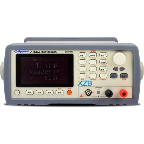 1000G Ohm Programmable Voltage Insulation Resistance Tester (High Resistance Meter) 1V-1000VDC Meter Display Max 9999