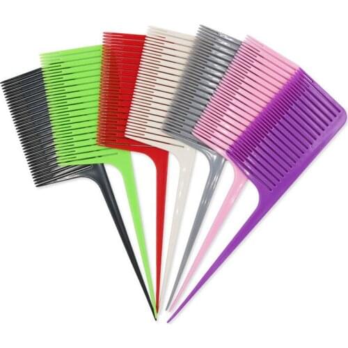 3 PCS Household Combs, Hair Dyeing Combs, Professional Make-up Tools, Plastic Point-tailed Combs, High Temperature Resistant