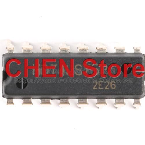 4PCS NEW RENESAS HD74LS75P DIP-16 D-type transparent latch IC Chip 74LS75 DIP16