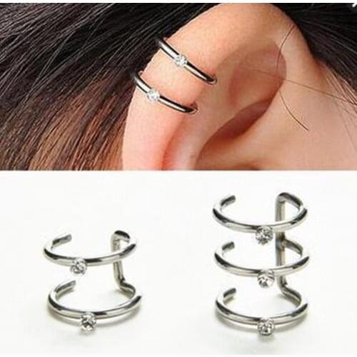 6 Pairs Ear Cuff Fashion Earring Hanging Clip on Cartilage Earring Non Pierced Earring