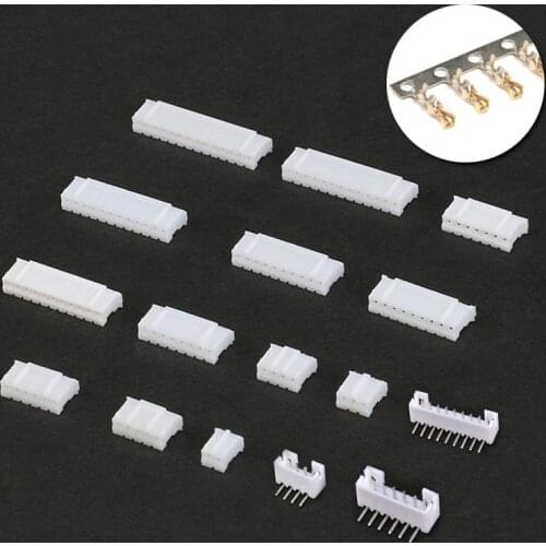 70pcs PH2.0 2p 3p 4p 5p 6p 7 pin 2.0mm Pitch Terminal Kit / Housing / Pin Header JST Connector Wire Connectors Adaptor PH Kits