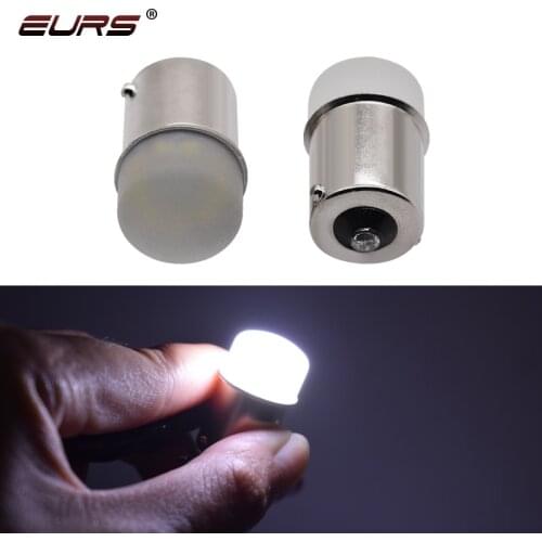 EURS 10pcs 1156 BA15S P21W Led Light 1157 BA15D 3014 Chips 9SMD 360 Degree Car Turn Signal Lamp LED Auto Reverse Bulb White 12v