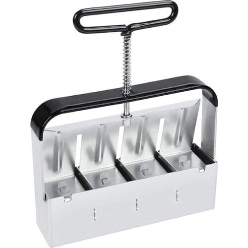 Manual Four Soil Blockers with Comfortable Handles to Create Soil Blocks for Seeds, Cutting, and Greenhouses